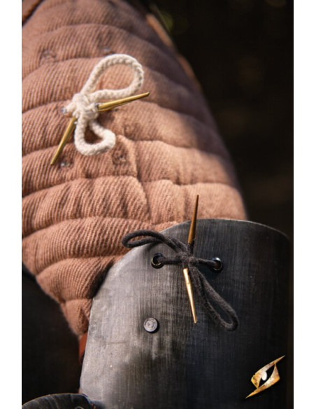 Protezioni braccio in acciaio nero...