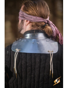 Gorgiera in acciaio lucido serie Captain, Epic Armoury 2