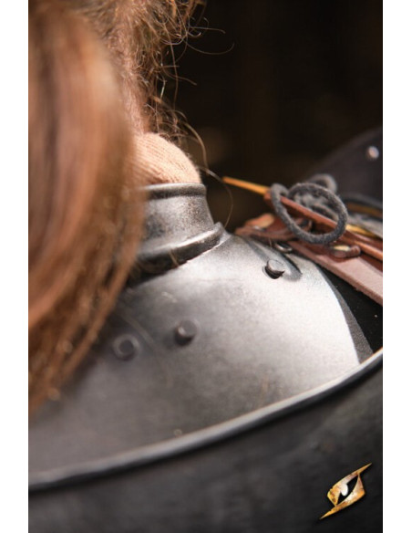 Gorgiera in acciaio nero serie...