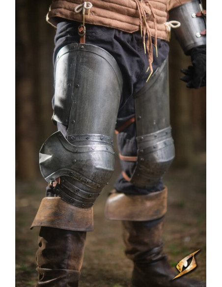 Protezioni per le gambe in acciaio...