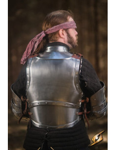 Pettorale in acciaio lucido serie Captain, Epic Armoury 2