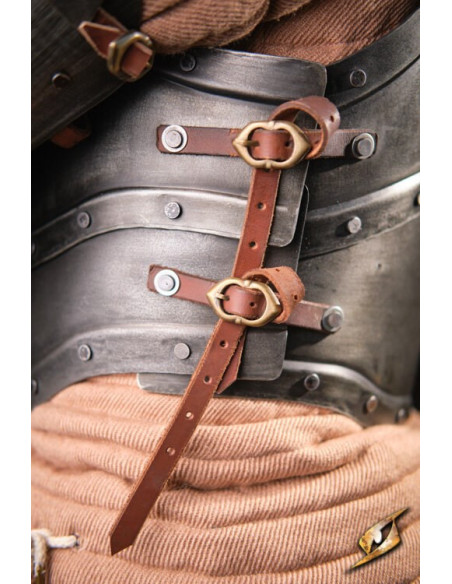 Pettorale in acciaio scuro serie...