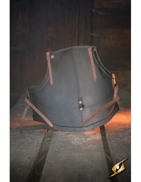 Pettorale in acciaio scuro serie...