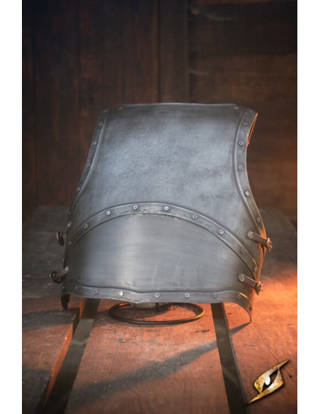 Pettorale in acciaio scuro serie...