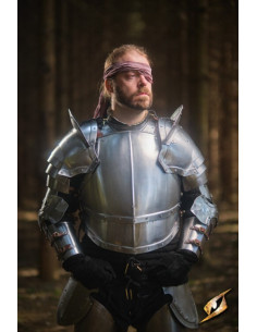 Set completo in acciaio lucido serie Captain, Epic Armoury