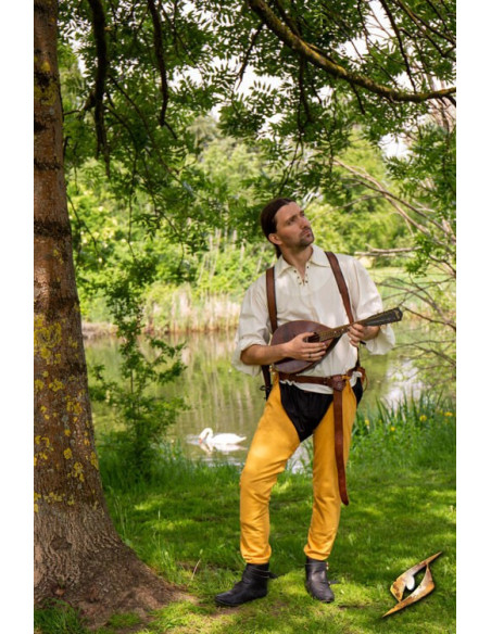 Leggings vintage in cotone Grifo Giallo