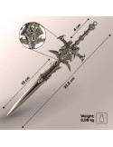 Spada in miniatura di World of Warcraft Frostmourne con supporto