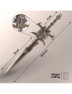 Spada in miniatura Frostmourne di World of Warcraft con... 2
