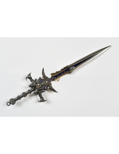 Spada in miniatura di World of Warcraft Frostmourne con supporto