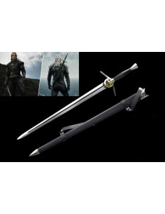 Geralt de Rivia-The Witcher spada funzionale lama piegata