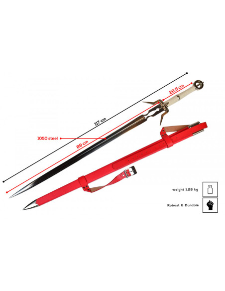 Spada di Ciri forgiata a mano da The...