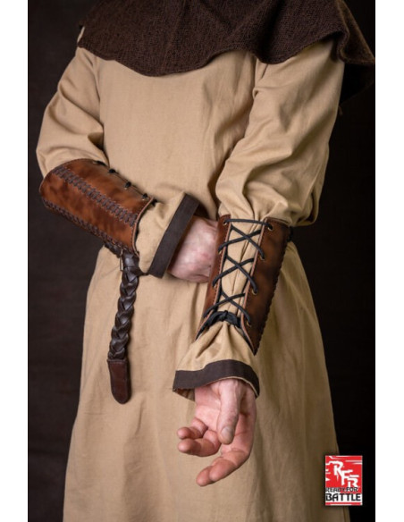 Bracciali scudiero marroni