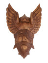 Panoplia Odino in legno scolpito a mano