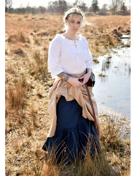 Gonna medievale con taglio ampio,...