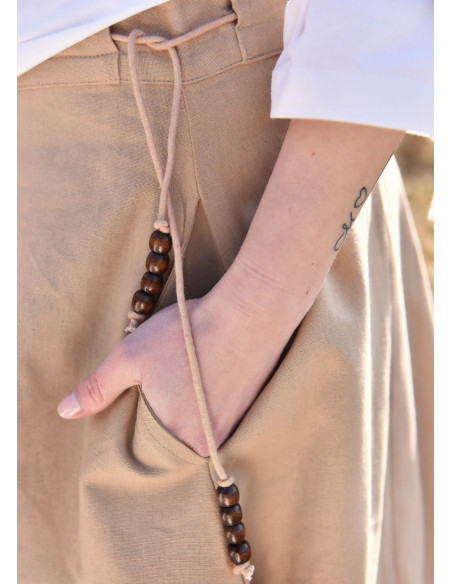 Gonna medievale con taglio ampio,...