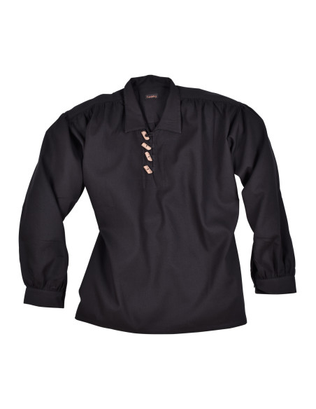 Camicia medievale con bottoni in...