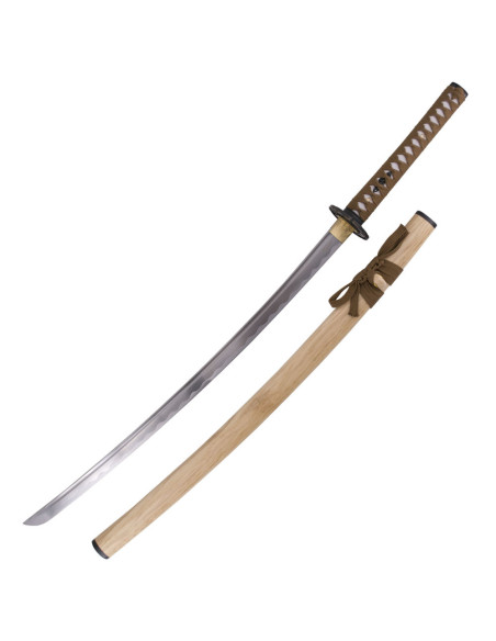 acciaio al carbonio Katana, tsuba e...