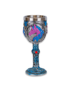 Tazza in resina unicorno per collezionisti, 18 cm.