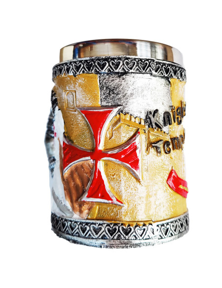 Tazza in resina dei Cavalieri Templari