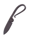 Coltello medievale in ferro forgiato a mano, con fodero