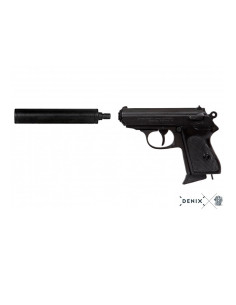 Pistola semiautomatica con silenziatore 2