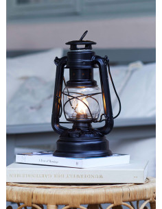Lampada a olio Feurhand Storm 276, finitura nero opaco 2