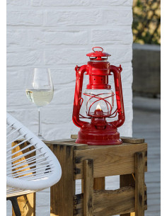 Lampada ad olio Feurhand Storm 276, finitura rosso rubino 2