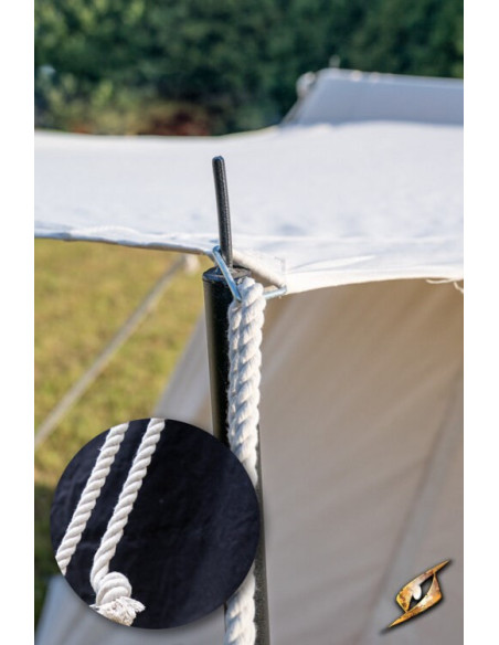 Tenda medievale nera per intrepidi...