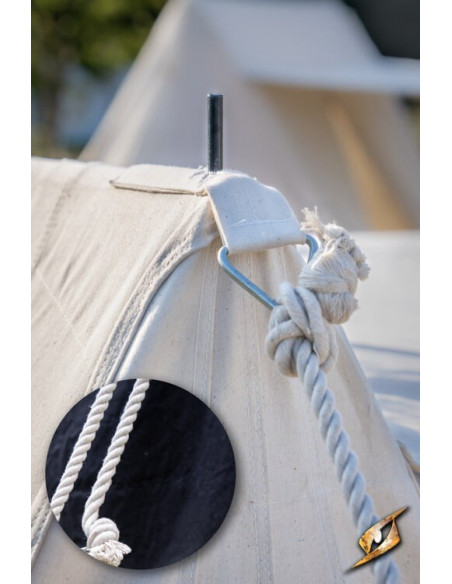 Tenda medievale nera per intrepidi...