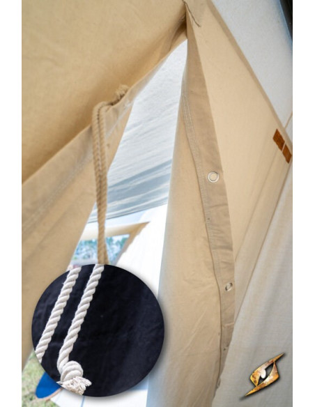 Tenda medievale nera per intrepidi...