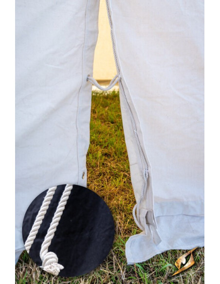 Tenda medievale nera per intrepidi...