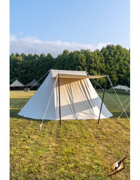 Tenda medievale rossa per intrepidi...