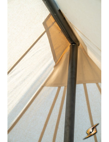 Tenda medievale nera per intrepidi...