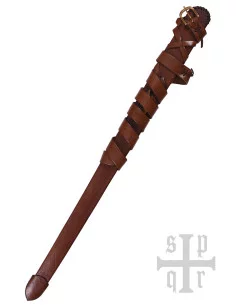 Fodero in cuoio con cintura per spada medievale o vichinga