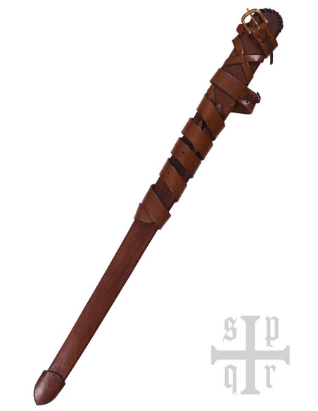 Fodero in cuoio con cintura per spada...