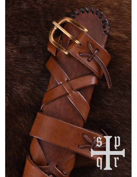 Fodero in cuoio con cintura per spada...