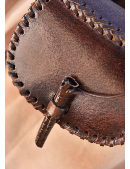 Piccola borsa medievale in pelle, per...