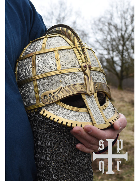 Elmo vichingo decorato Valsgärde,...