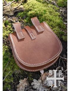 Borsa vichinga in pelle modello Tarsoly 2