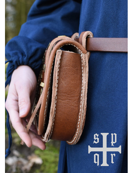 Borsa vichinga in pelle modello Tarsoly