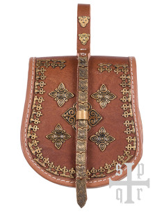 Borsa vichinga in pelle modello Birka