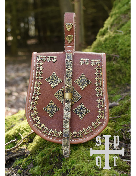 Borsa vichinga in pelle modello Birka Borsa vichinga in pelle modello Birka