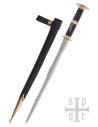 Pugnale lungo tedesco tipo Rondel con fodero, s. quindicesimo