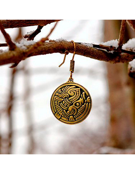 Orecchini vichinghi bestia accattivante