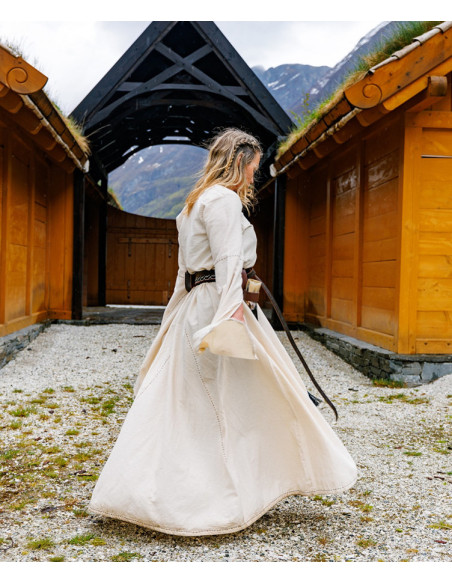 Abito medievale maniche a tromba...