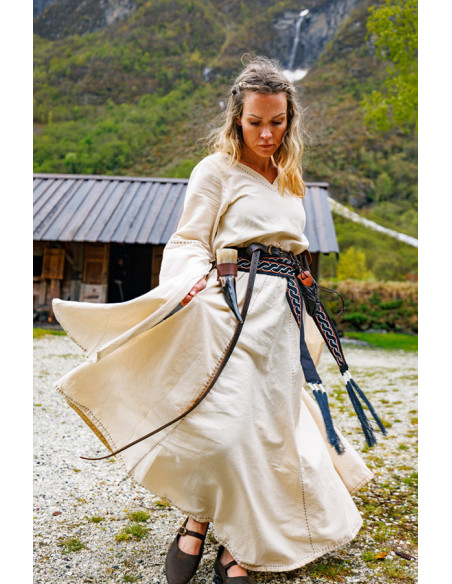 Abito medievale maniche a tromba...