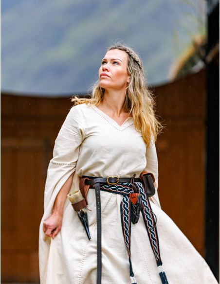 Abito medievale maniche a tromba...