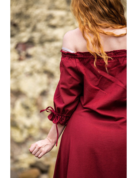 Abito medievale Karen, rosso