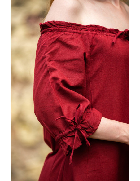 Abito medievale Karen, rosso