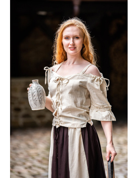 Canotta medievale naturale Prina